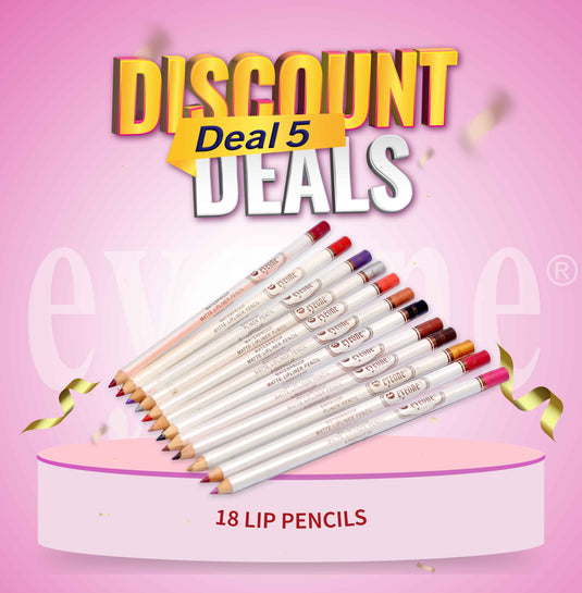 Deal 5, 18 LIP PENCILS